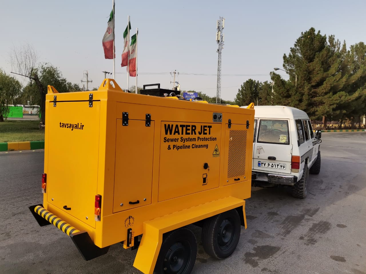 واترجت دیزل مستقل و پرتابل